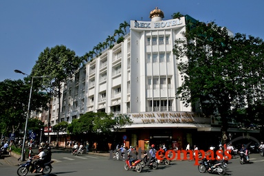 architecture,colonial,French,Ho Chi Minh City,hotels,museums,people,Rex Hotel,Saigon,streets,Vietnam