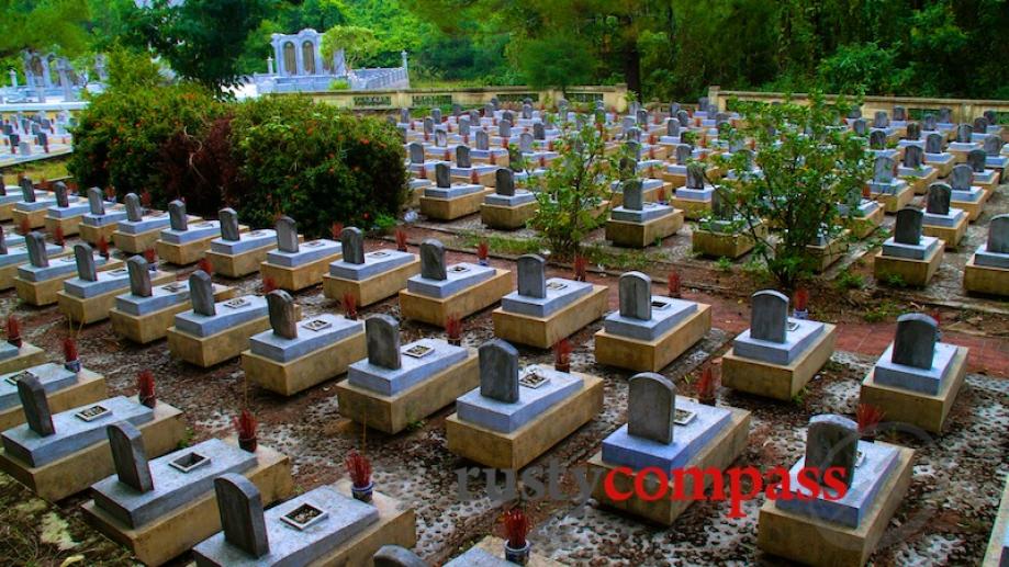 Truong Son cemetery on the old Ho Chi Minh trail...