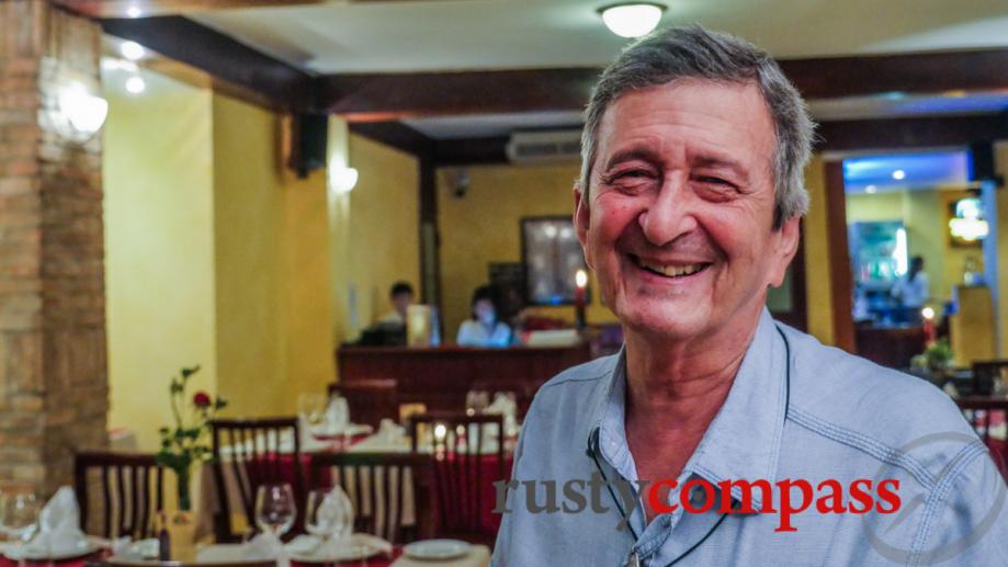 Italian born Carlo, owner of Pendolasco restaurant is a veteran...