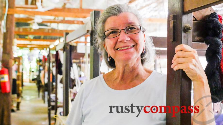 Carol Cassidy, a pioneer in bringing unique Lao textiles to...