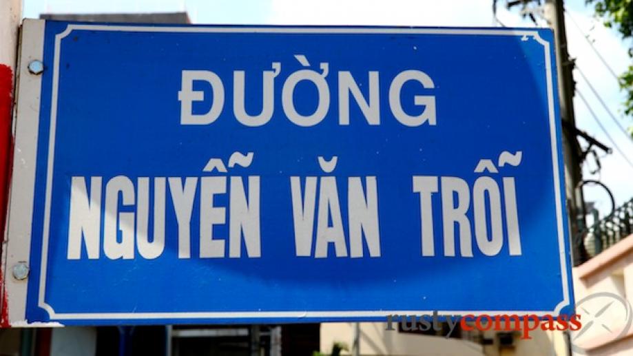One of Saigon's major roads, the main airport road is...