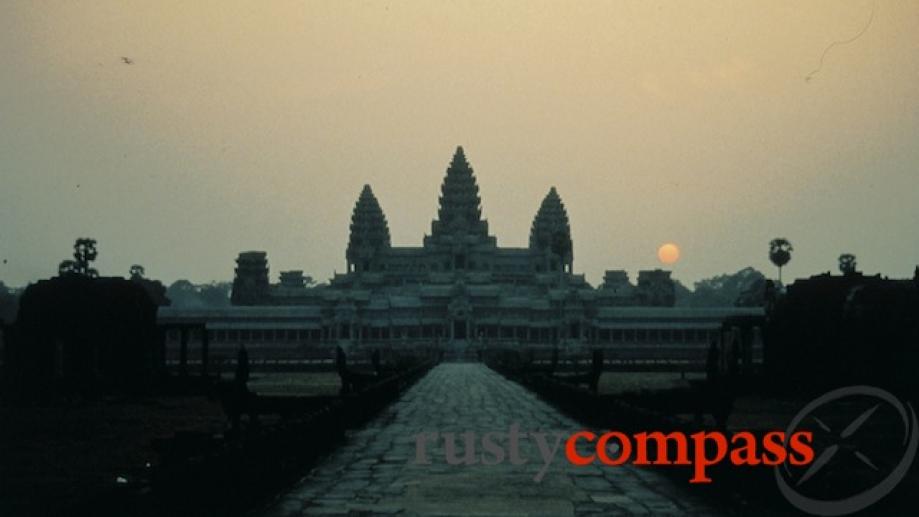 My first Angkor sunrise in 1994. In those days, in...