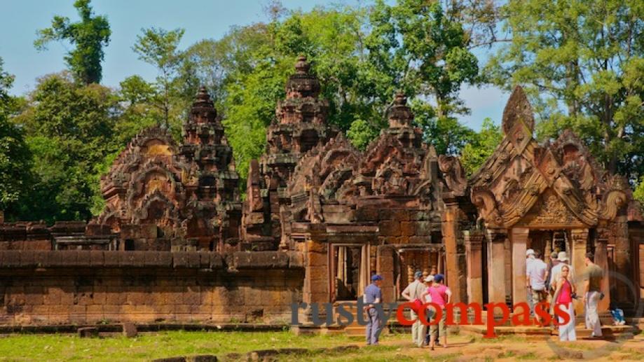 10th  century Banteay Srei may one of the smallest...