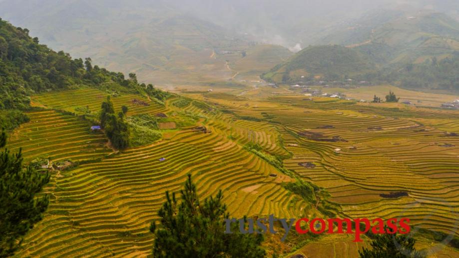 Mu Cang Chai, after the harvest.