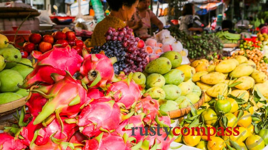 Delicious fruit, Chau Doc market.