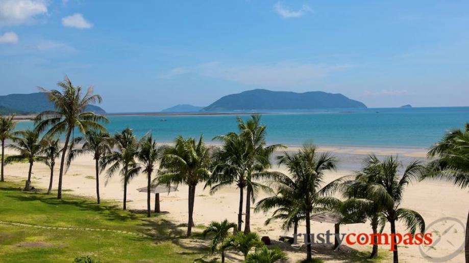 Con Dao Resort - beach views. It shares the same white...