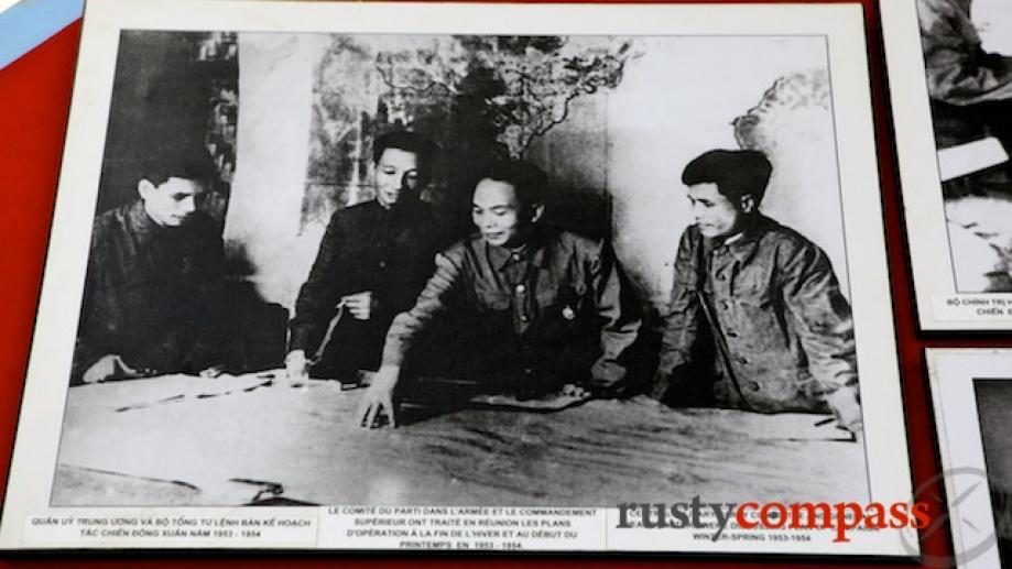 Viet Minh General Vo Nguyen Giap plots his strategy - picture from...