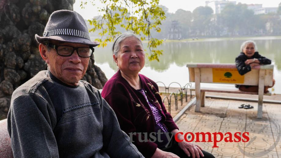 Hanoi's elderly, who gather here in large numbers, are an...