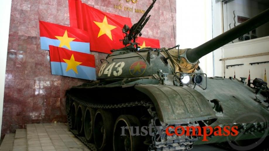 The tank that crashed through the gates of Saigon's Presidential...