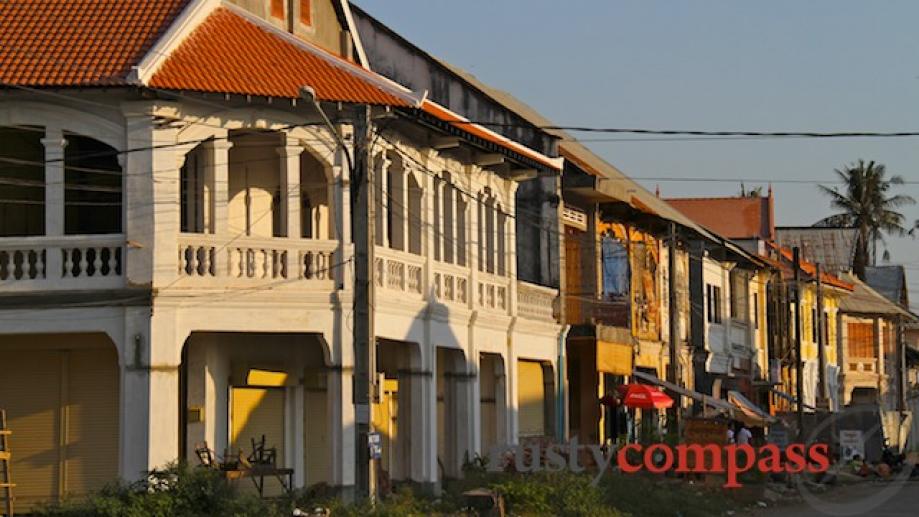 Kampot showcases some of Indochina's best preserved colonial era shophouses...
