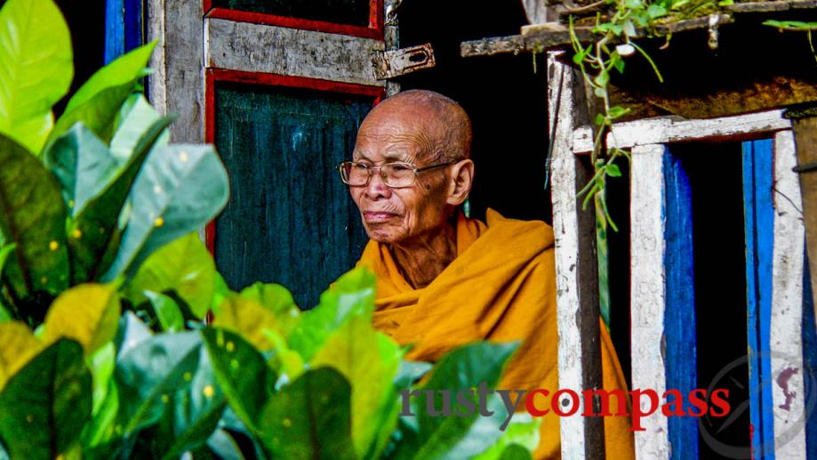 Ageing monk, Luang Prabang