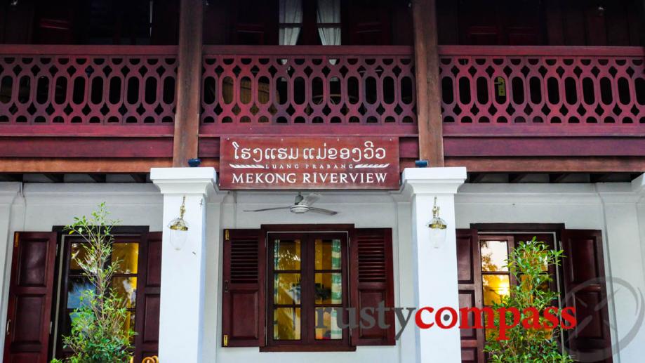 Handsome hotel in the Luang Prabang old town.