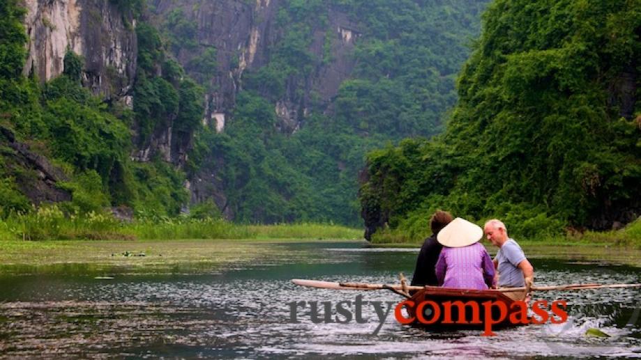 Boating at Tam Coc. There are now 3 boat options -...