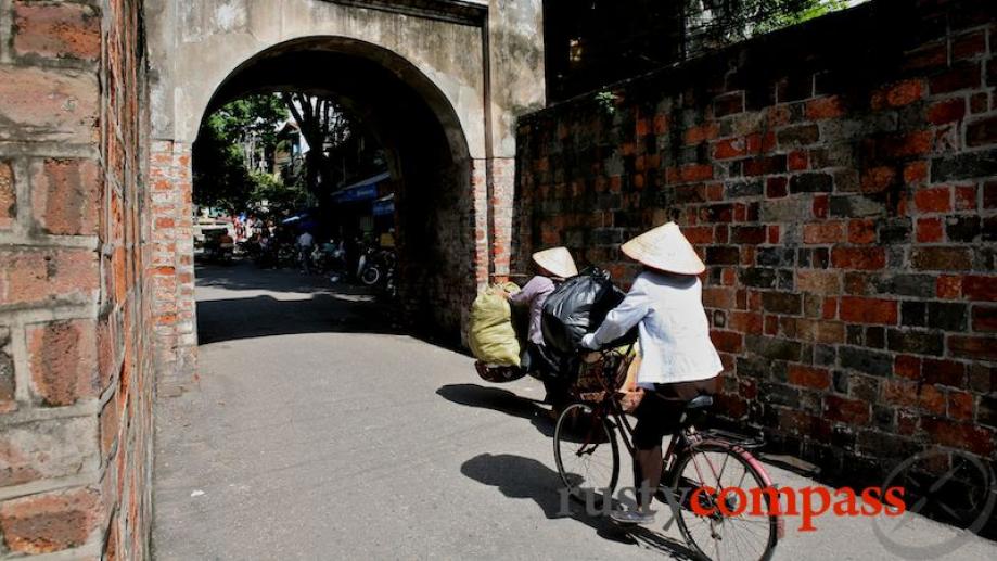 One of the last remnants of Hanoi's city walls in...