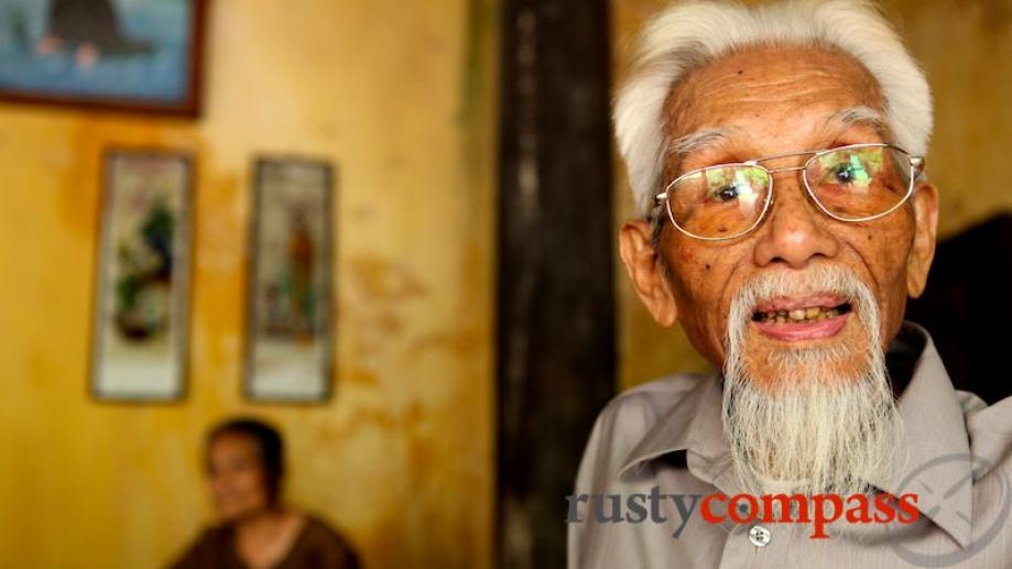 A ninety year old man at Ba Da Pagoda. The...
