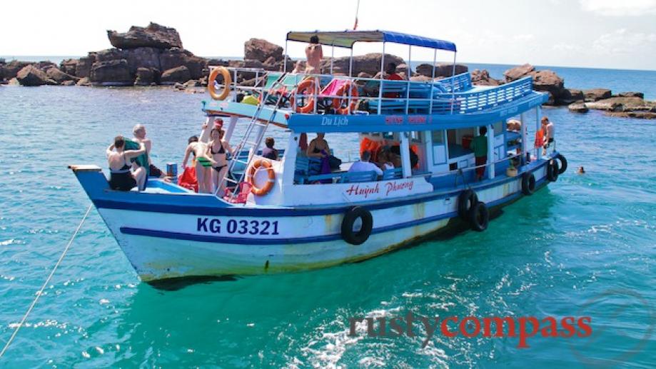 Phu Quoc Island boat trip. The snorkelling off this and...