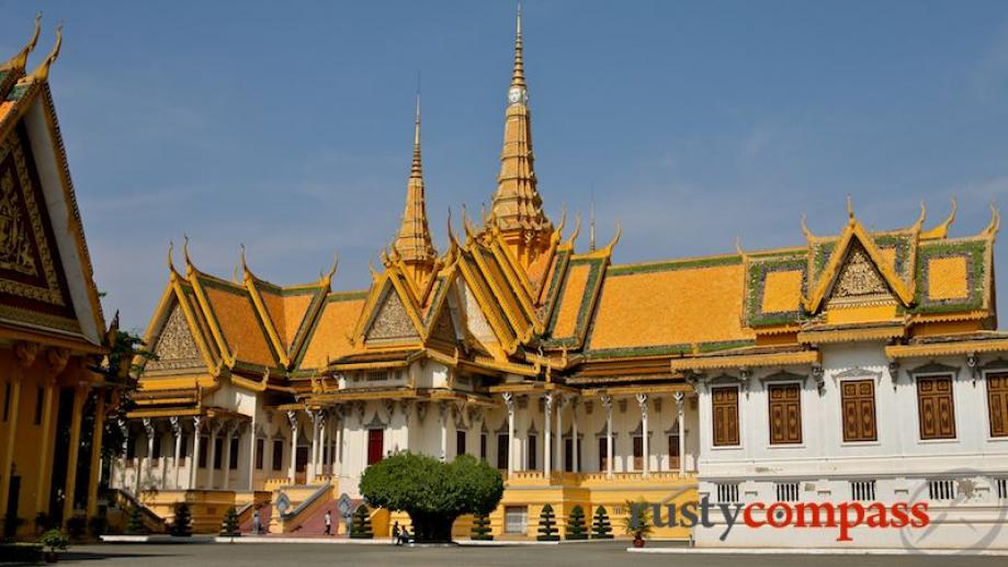 Phnom Penh’s sprawling Royal Palace is the symbol and focal...