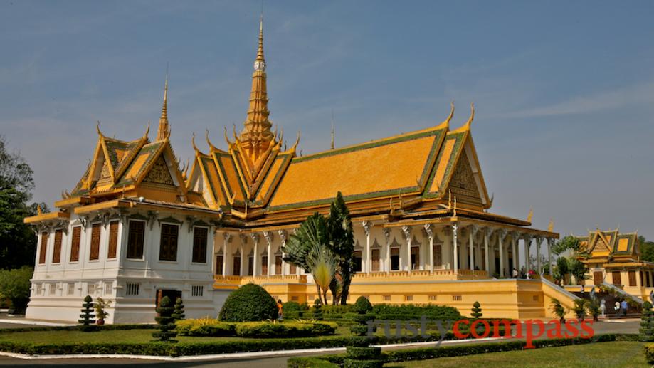 The Throne Hall. The current monarch, King Norodom Sihamoni was...
