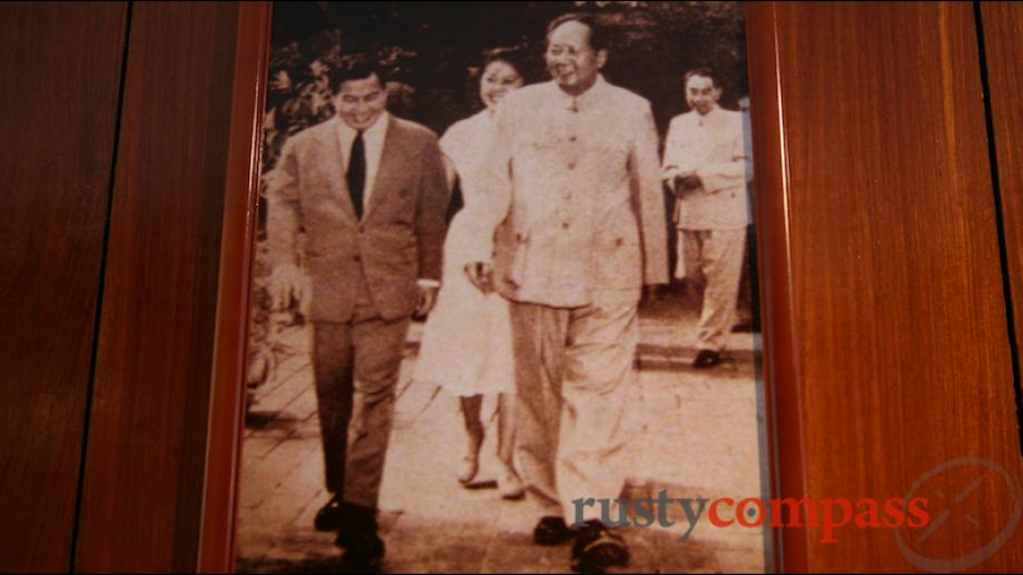 Sihanouk and Mao Sihanouk was a player large and small in...