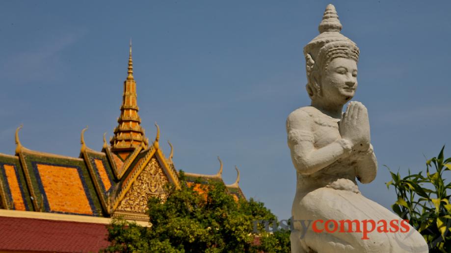The Royal Palace borrows heavily from its counterpart in Bangkok....
