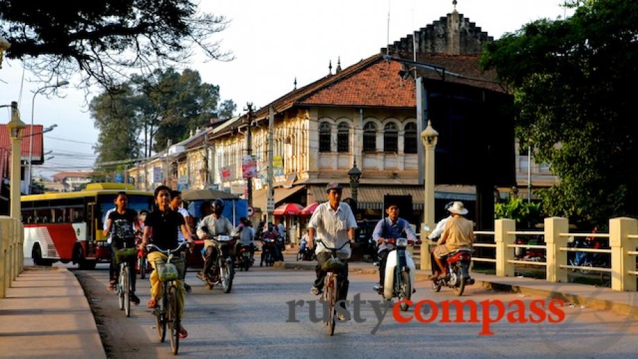 It's pretty hard for the town of Siem Reap to...