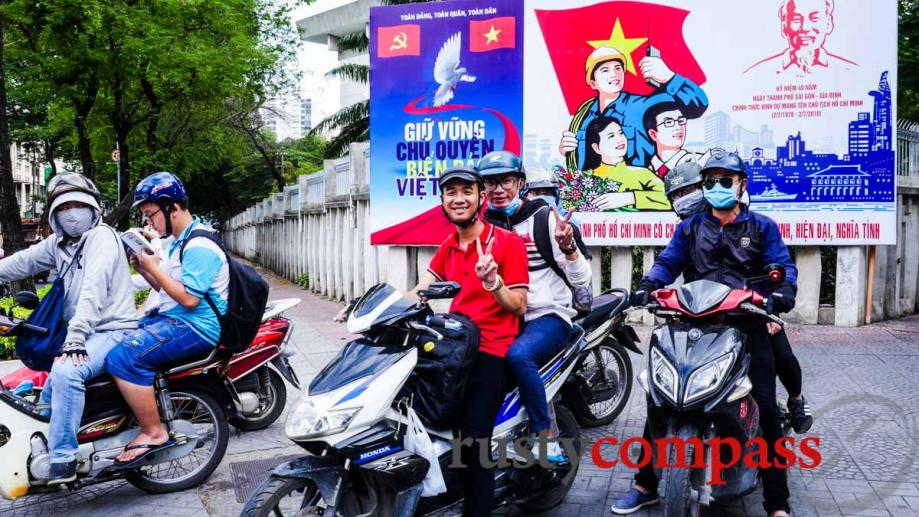 Billboards: The 40th anniversary of the renaming of Saigon