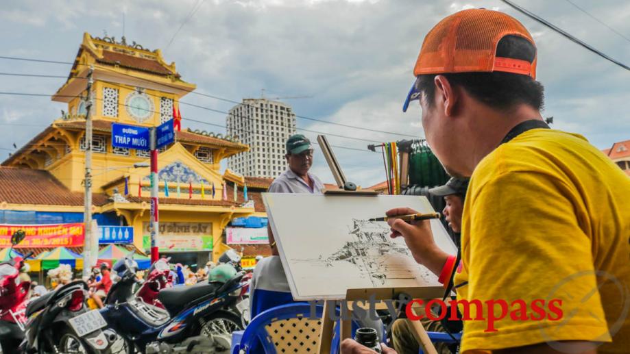 Sketching Saigon's disappearing heritage