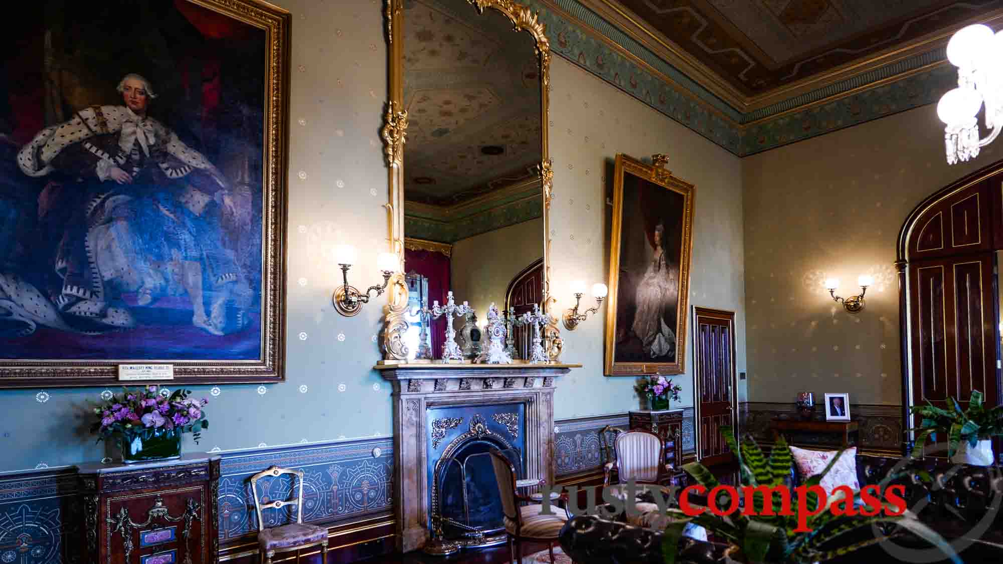 George III and Charlotte in Sydney - they never made it in person