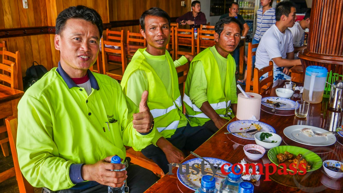 Unexploded ordinance team at Attapeu. The US War on Laos drags on 40 years later.