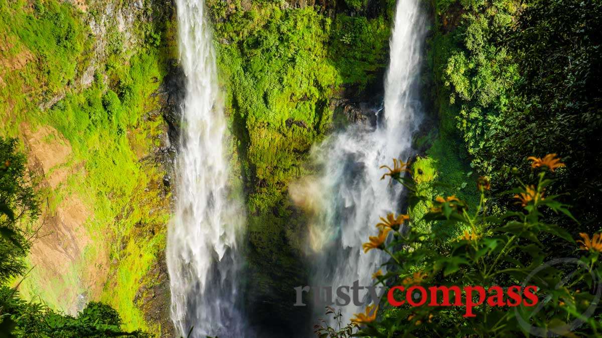 Tad Fane waterfall, Bolevan Plateau Laos