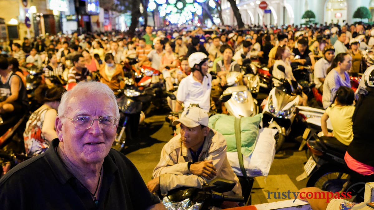 Carl Robinson in Saigon on 30 April 2015 - 40 years after the end of the Vietnam War