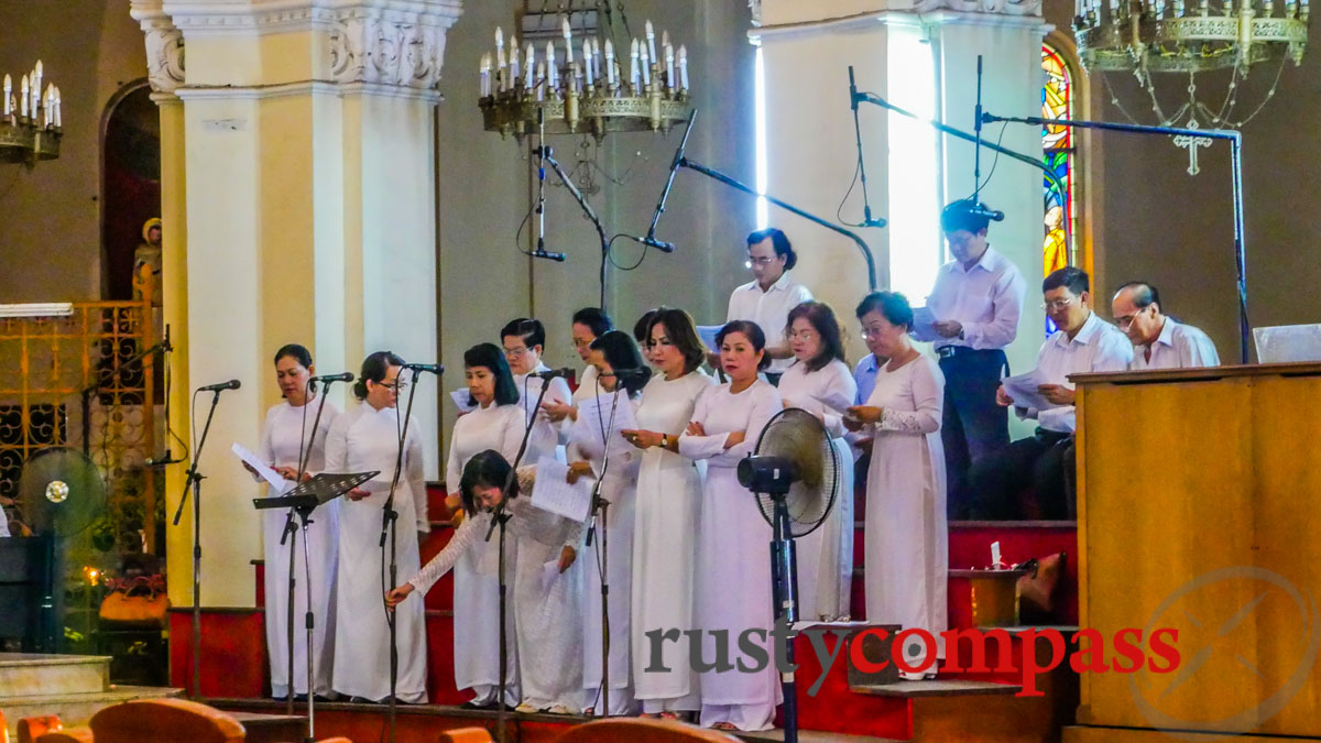 Ladies of the church choir, Saigon