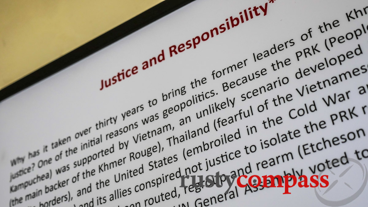 Justice and responsibility, Tuol Sleng Justice and responsibility, Tuol Sleng
