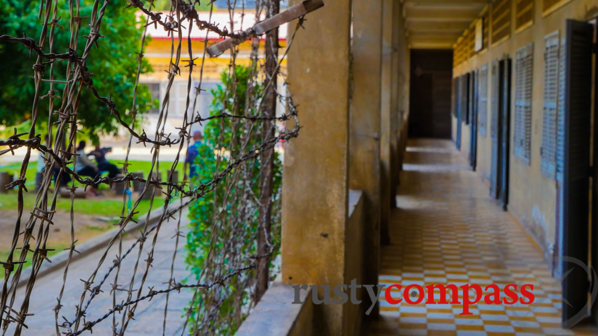 School turned Khmer Rouge prison. Tuol Sleng S21