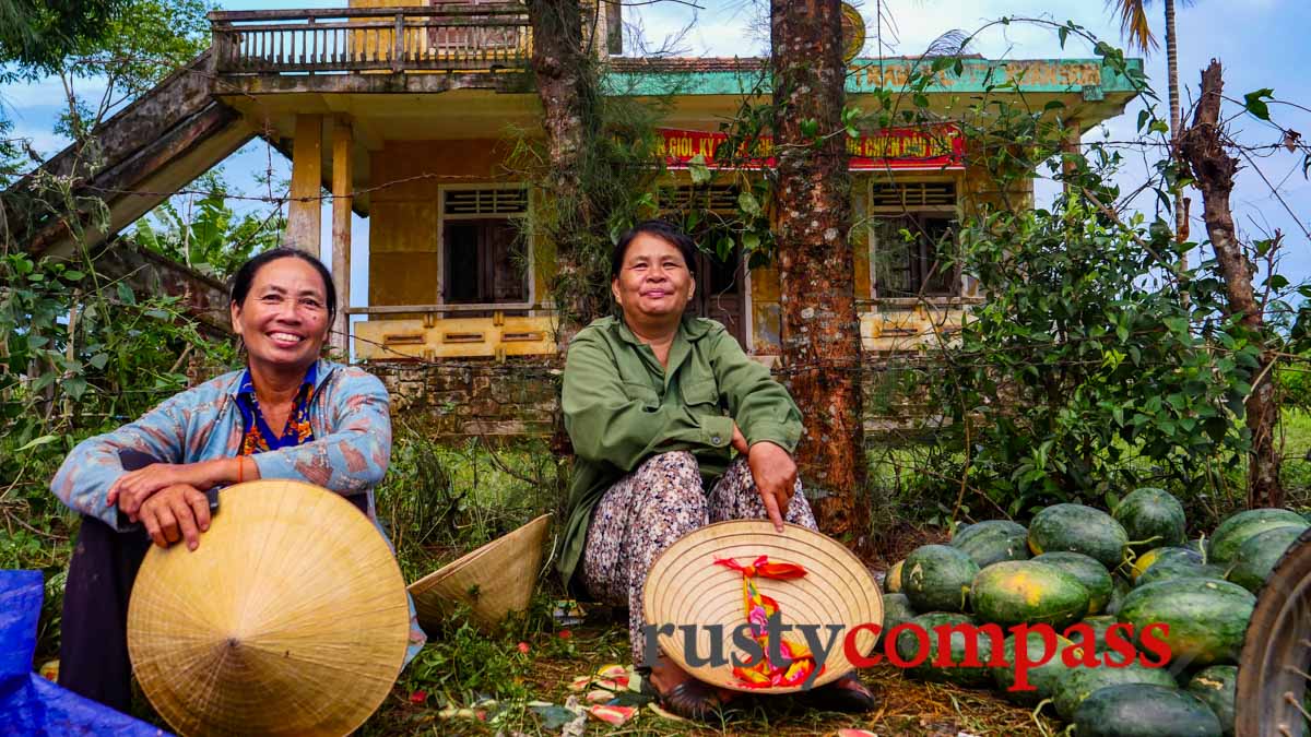 Better to be looking up at their world than down on it - Watermelon ladies - Phong Nha