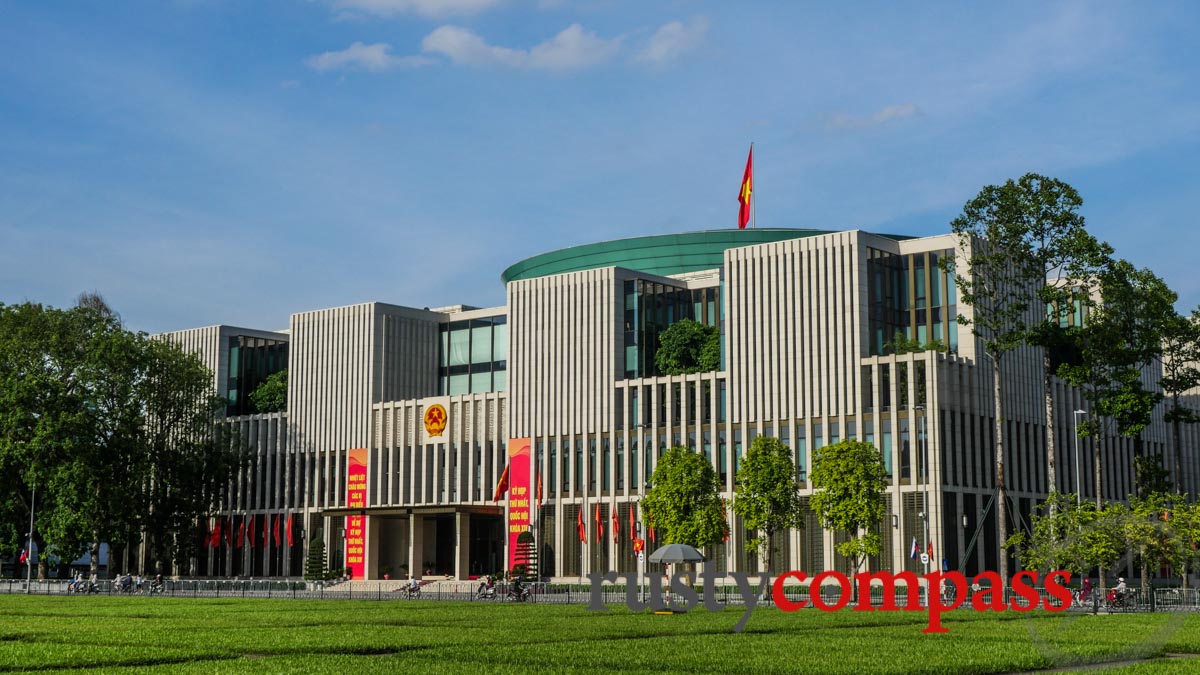 Vietnam's new National Assembly building - opposite Uncle Ho's Mausoleum in Ba Dinh Square.