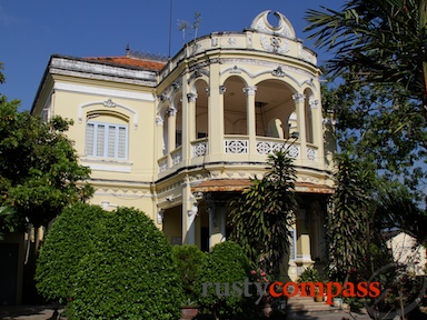 One of Ben Tre's French era gems. Buildings like this are fast disappearing. Ben Tre,Mekong Delta,Vietnam