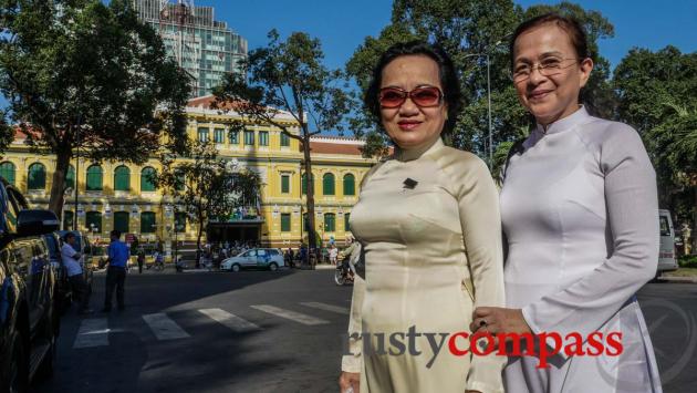 The ladies of the Notre Dame Church choir, Saigon