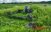 Japanese Tombs from the 17th century in the Hoi An countryside