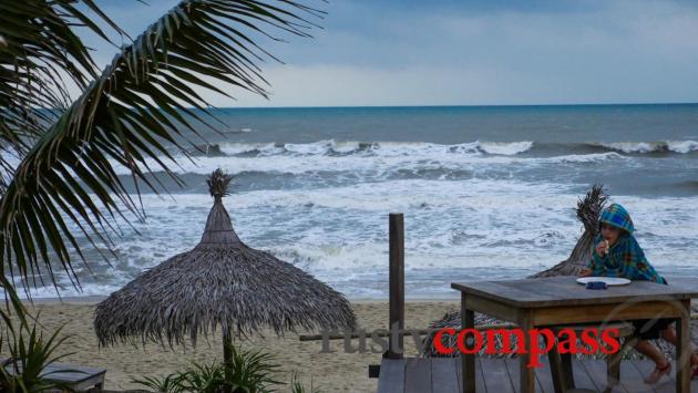 An Bang beach is less tropical in December and January.