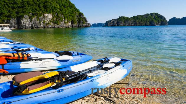 Kayaking, Au Co, Halong Bay