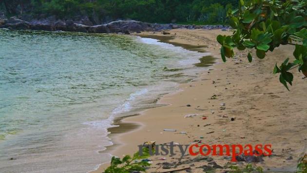 Bao Dai's beach is on the grubby side.