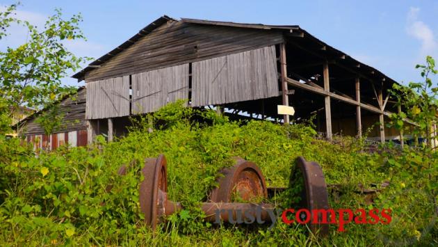 Battambang's old French colonial rail yards.