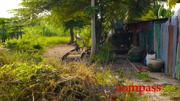 Battambang's old French colonial rail yards.