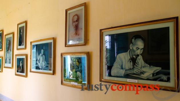 Various views of Uncle Ho at Ben Tre Museum