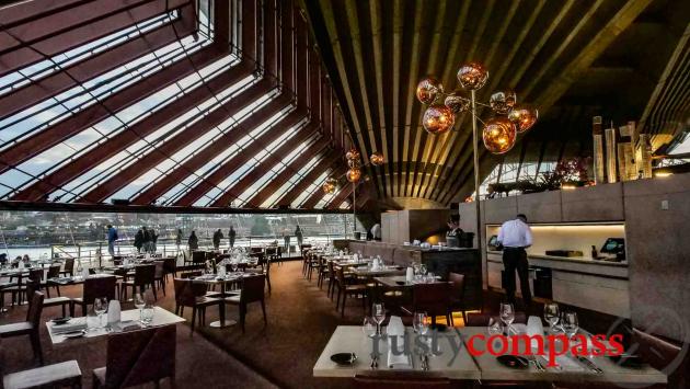 In the belly - Bennelong Restaurant, Sydney Opera House