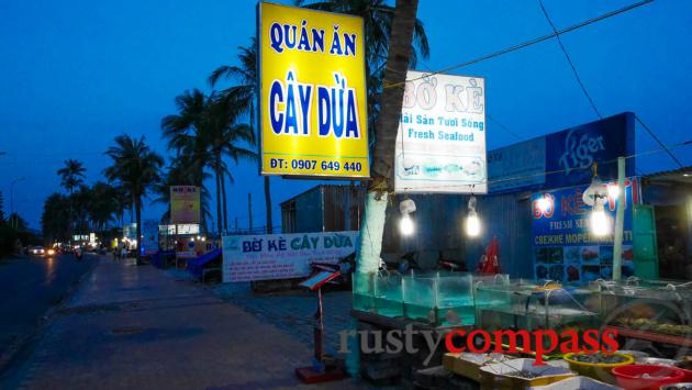 Bo Ke fresh seafood - along the seashore, Mui Ne