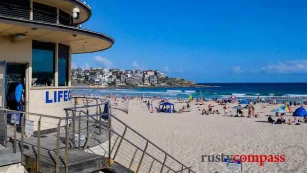 Bondi Beach's legendary Life Guard base.