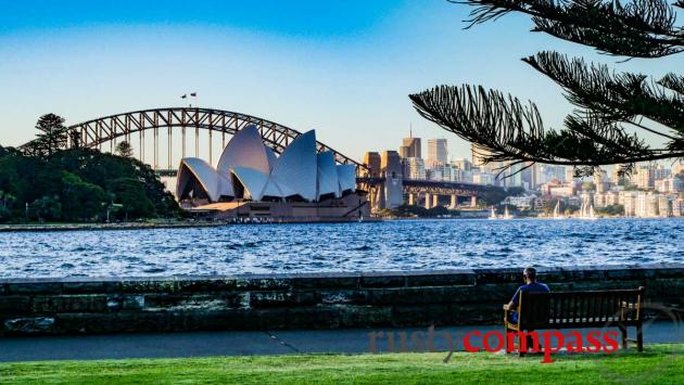 Iconic views from the Royal Botanical Gardens Sydney