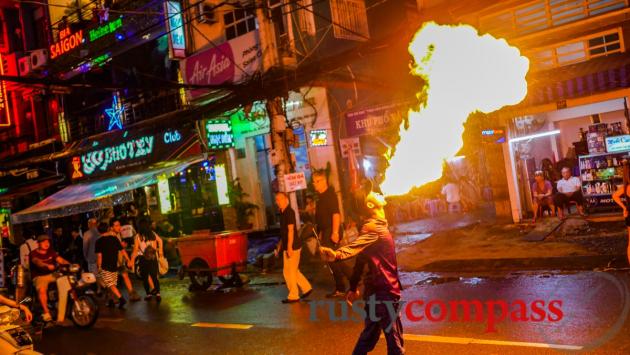 Bui Vien St - Saigon's walking street and nightlife centre